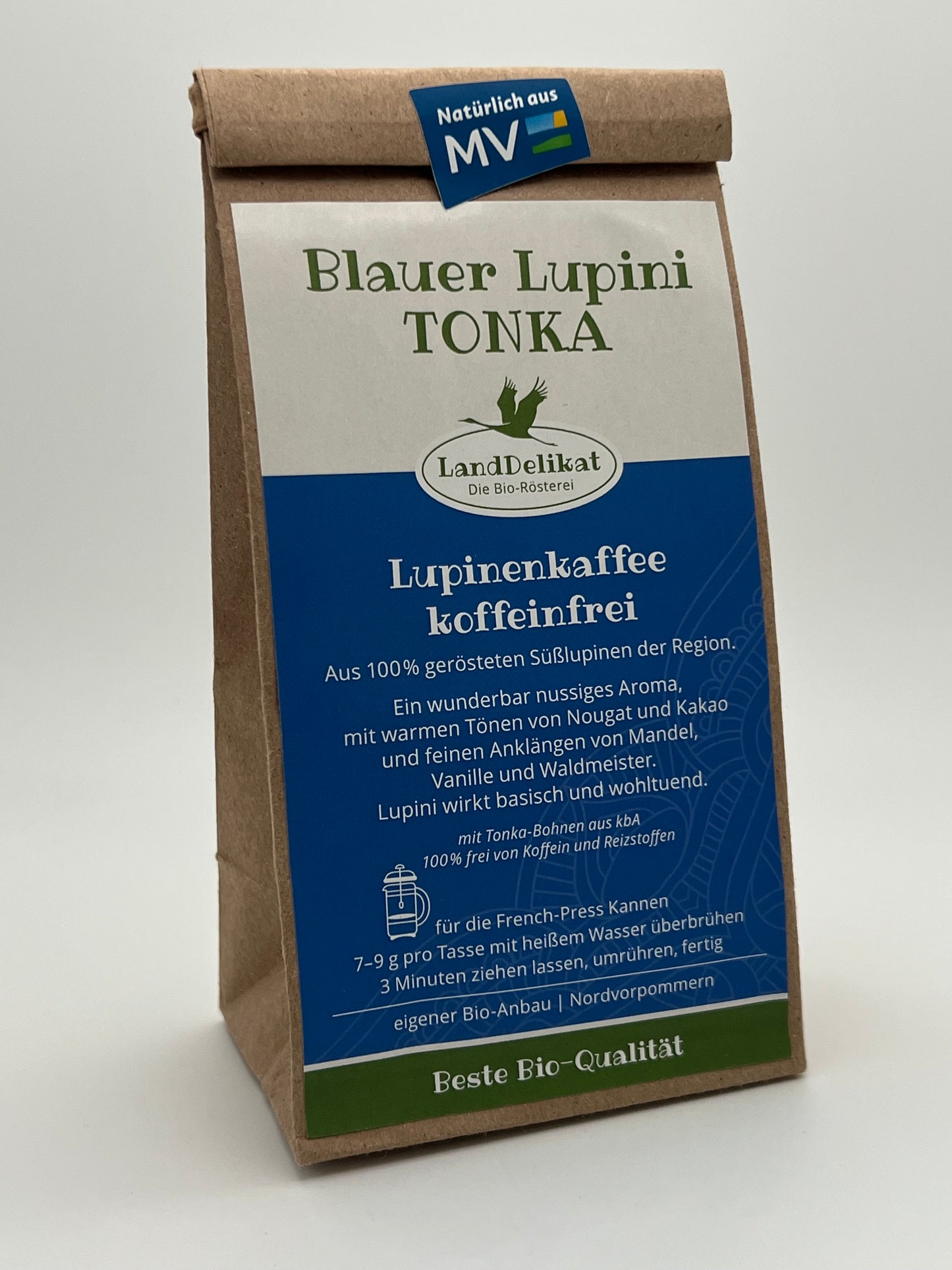 Blauer Lupini Kaffee Tonka Bio