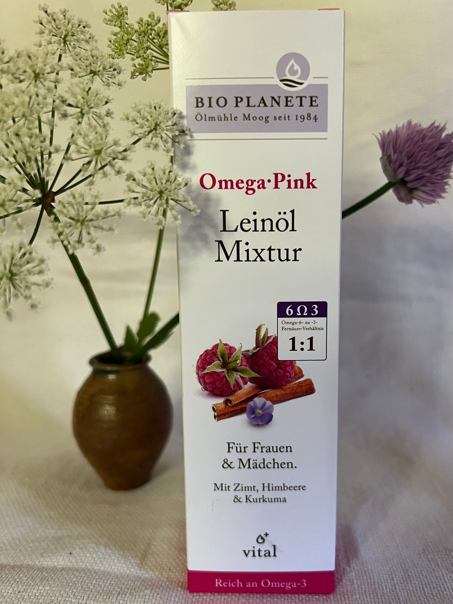Bio Omega Pink Leinöl Mixtur 100ml
