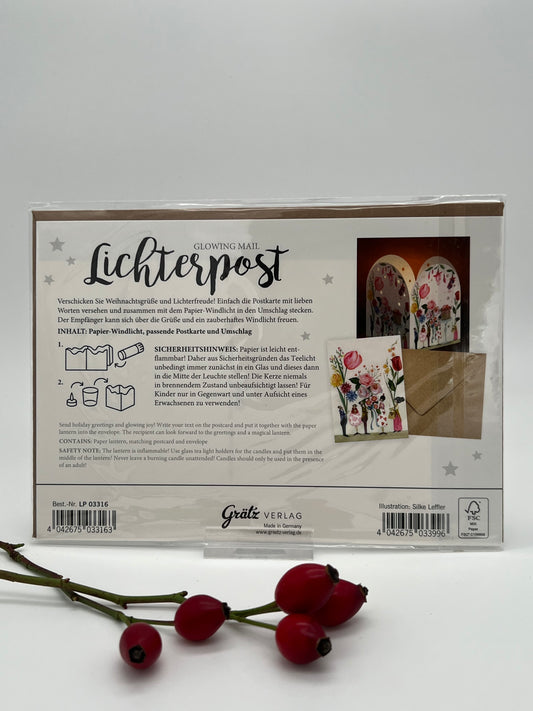 Lichterpost „Blumengruß“ LP 03316