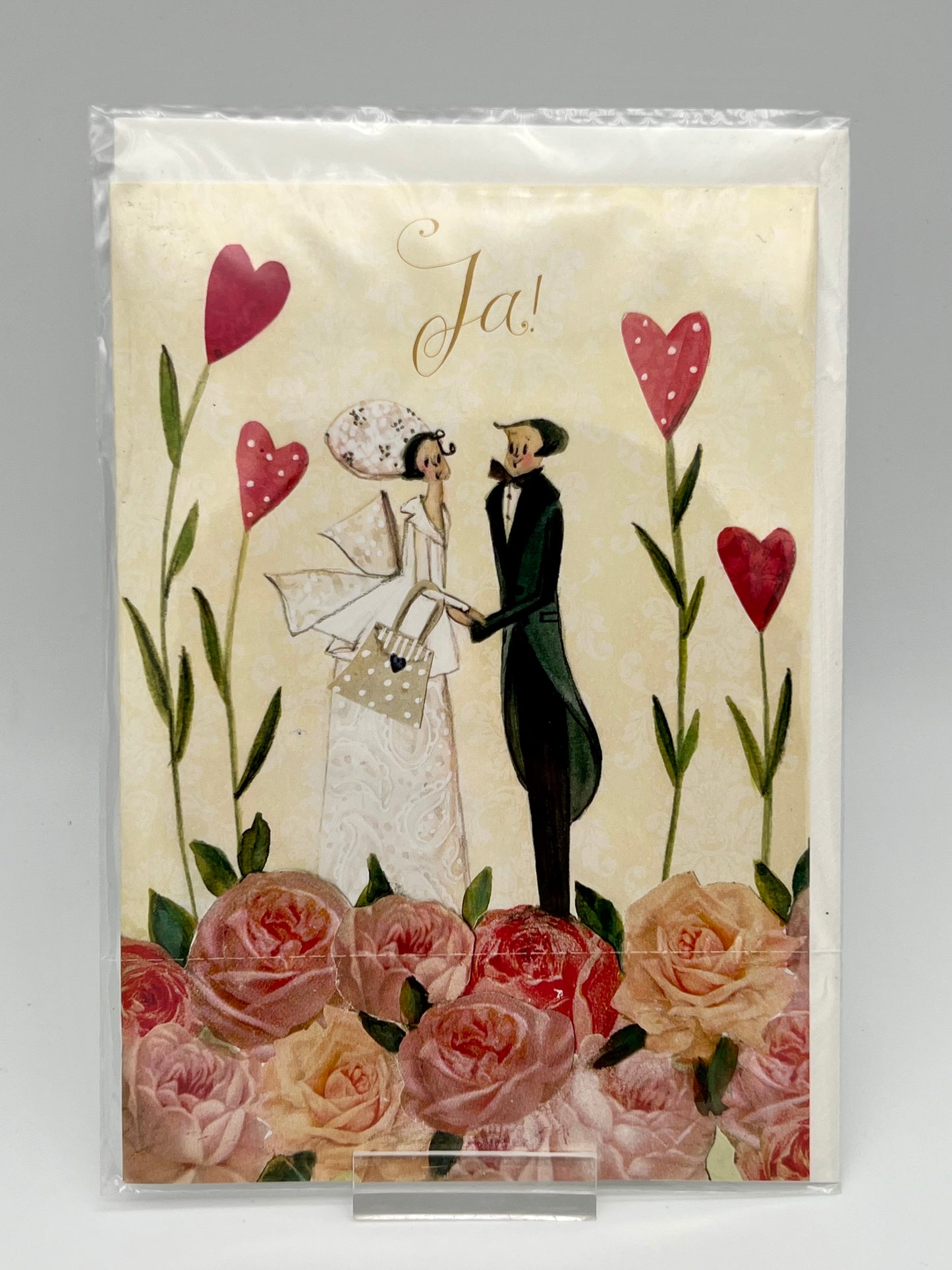 Klappkarte „Rosenhochzeit“ KLK 13954