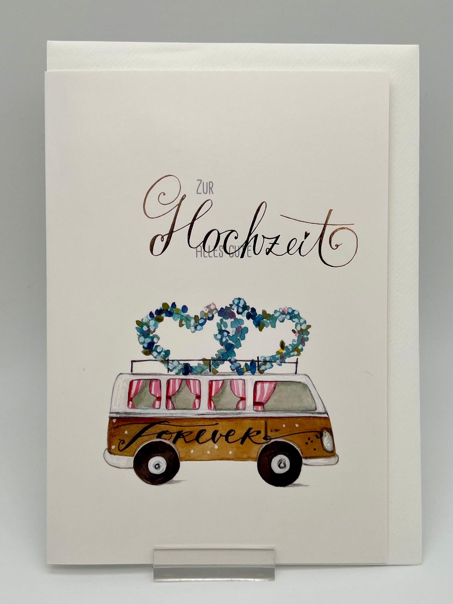 Klappkarte „Bullihochzeit“ KLK 13423