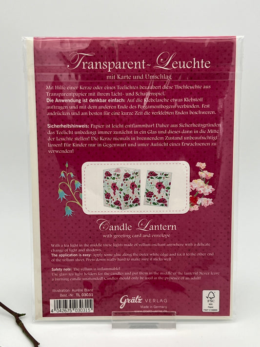 Transparentleuchte „Blumen“ TL 03031