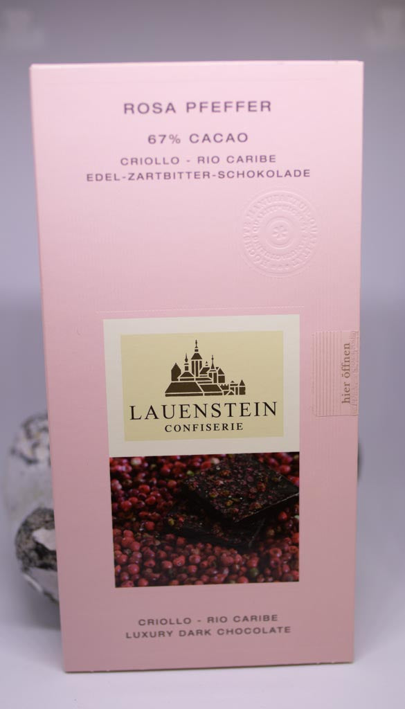 Schokoladentafel der Confiserie Lauenstein
