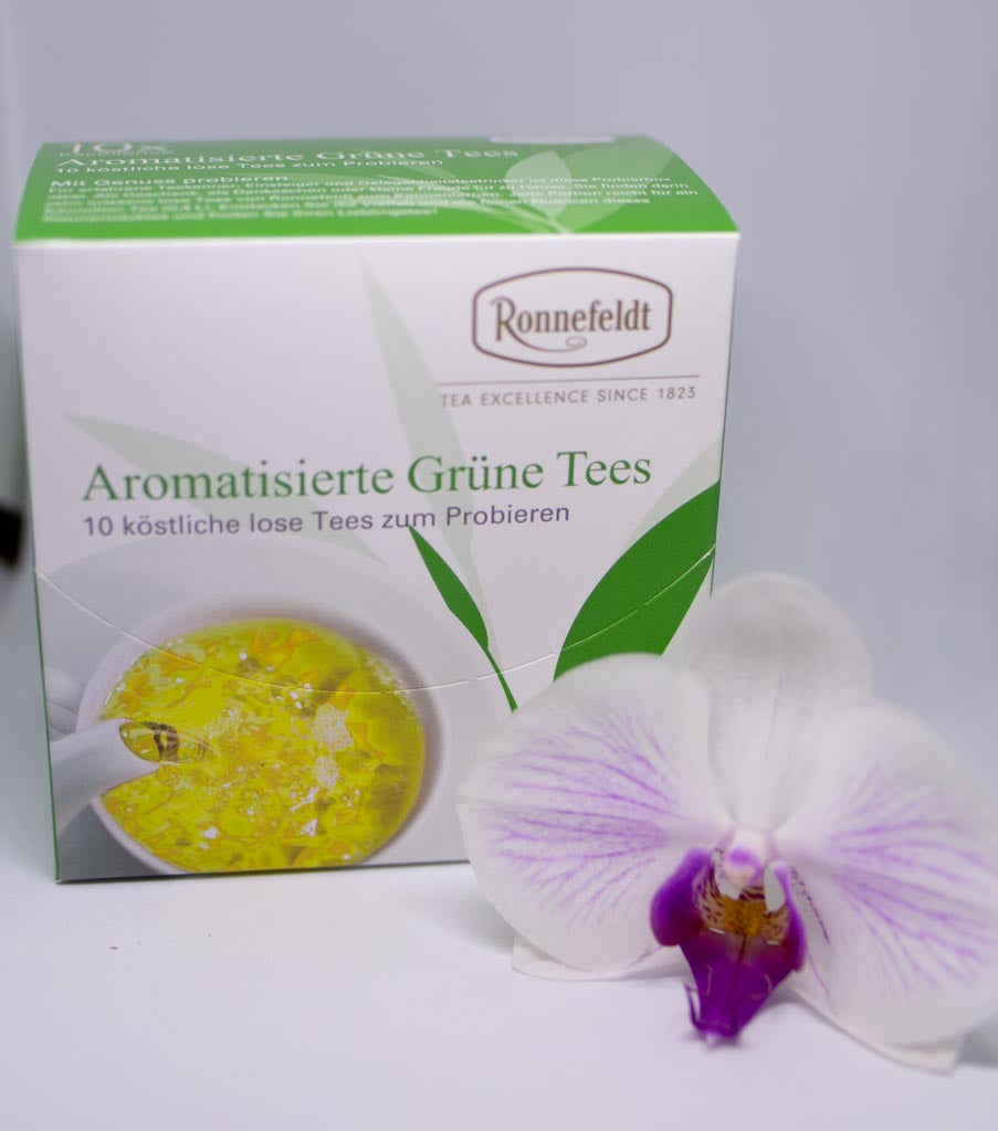 Probierbox Aromatisierter Grüner Tee