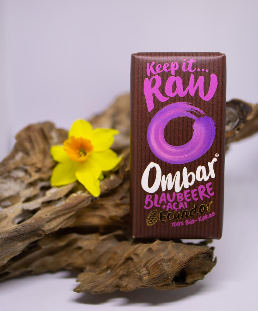 Raw Schokolade Ombar Bio-Riegel