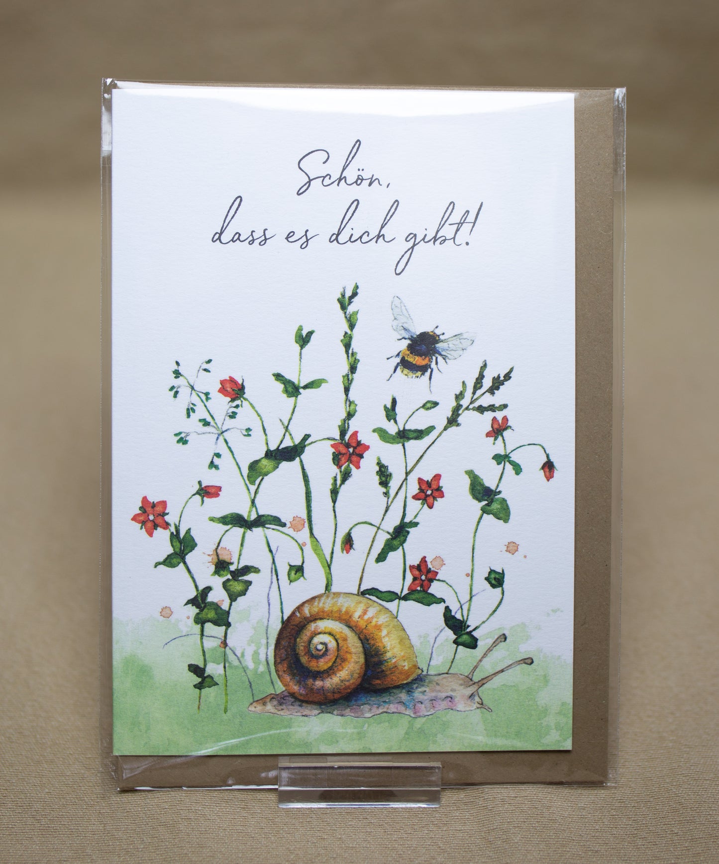 "Schön, dass es Dich gibt" Schnecke KLK 13323