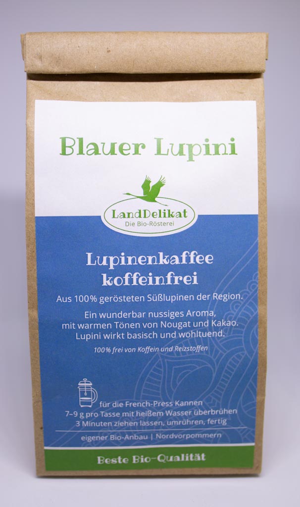 Blauer Lupini Kaffee Bio