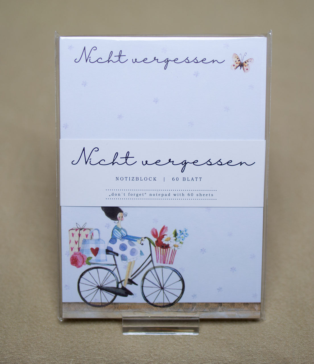 Notizblock "Nicht vergessen - Fahrrad"