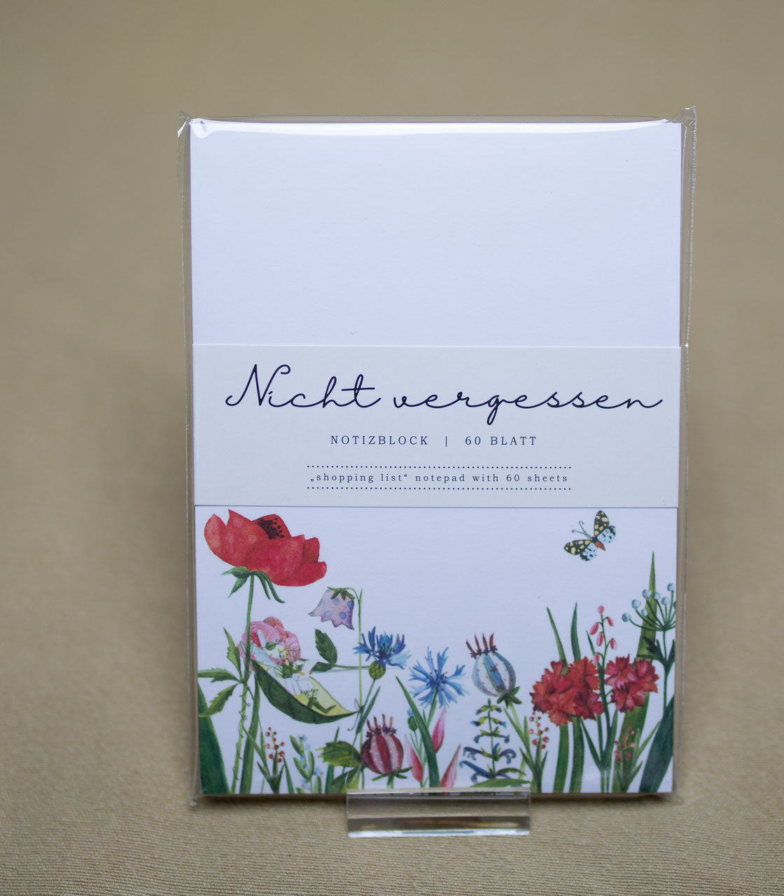 Notizblock "Nicht vergessen - Blumenwiese"