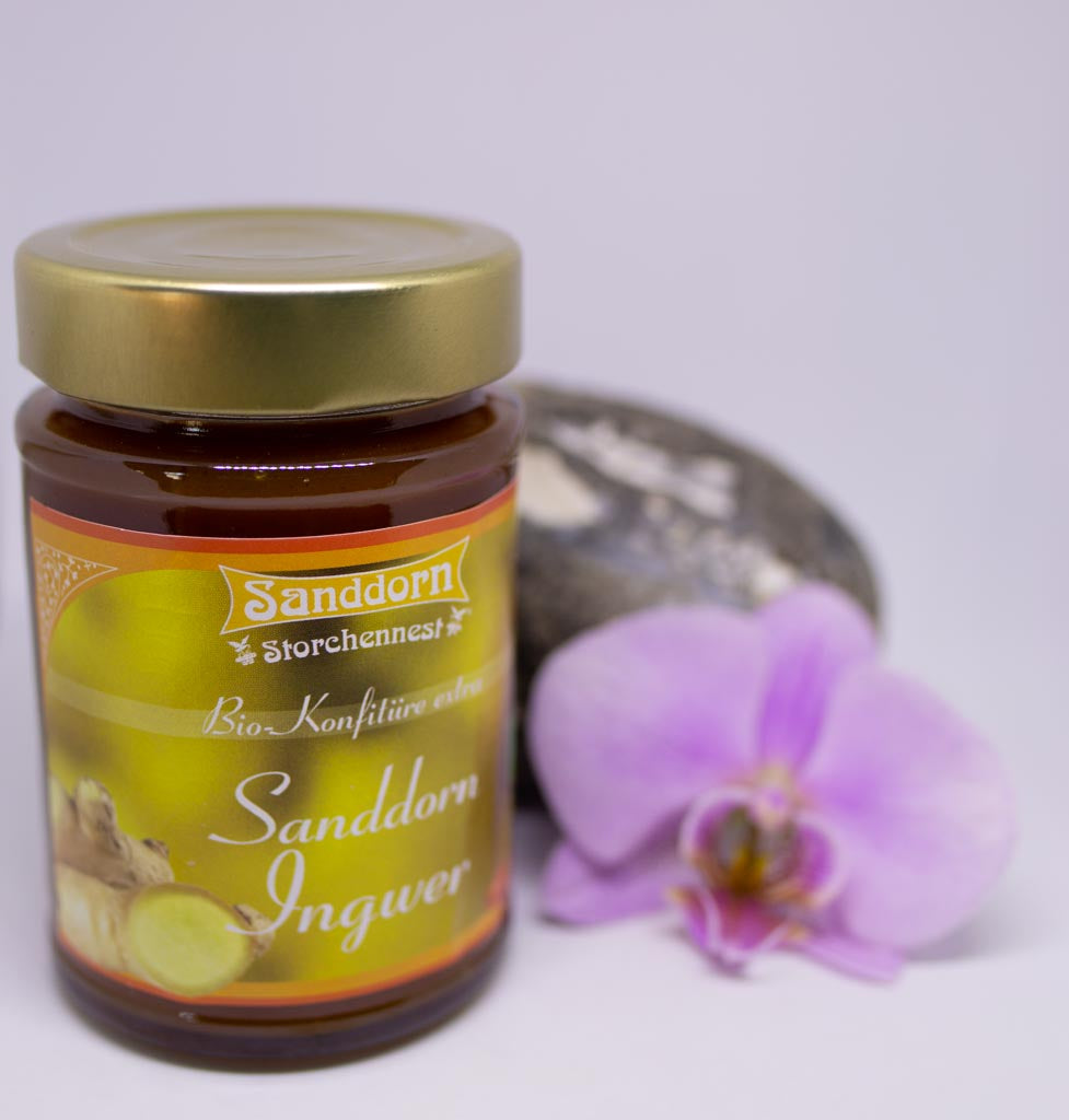 Bio Sanddorn Ingwer Konfitüre