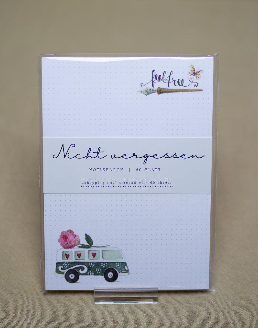 Notizblock "Nicht vergessen - VW Bus"