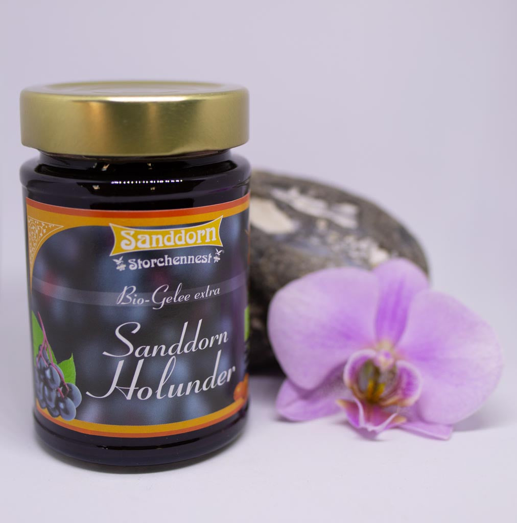 Bio Sanddorn Holunder Gelee extra