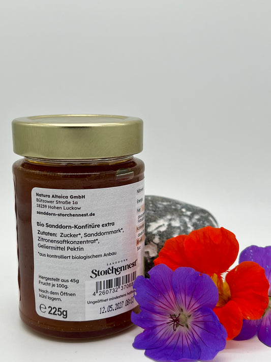 Bio Sanddorn Konfitüre extra