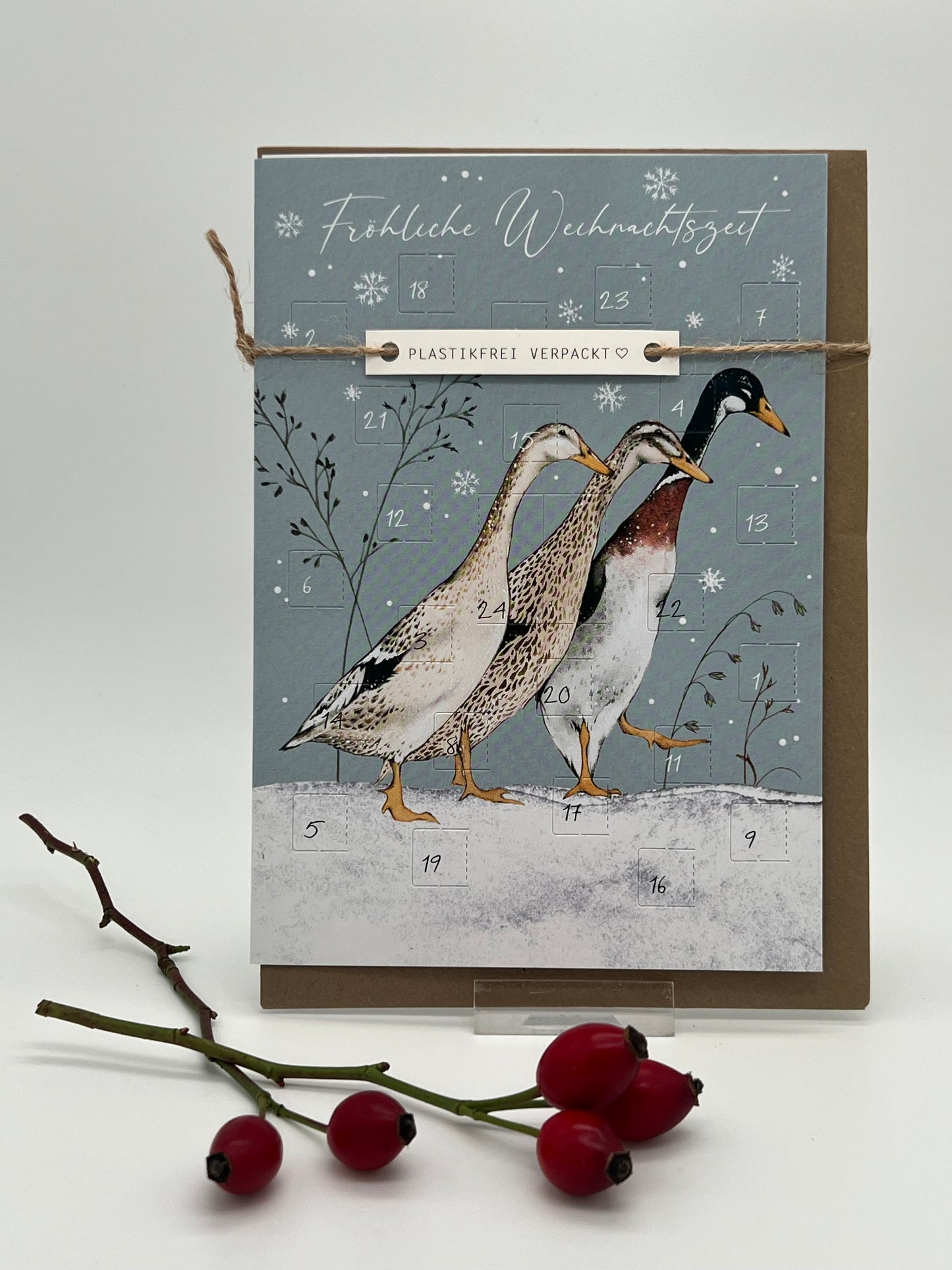 Adventskalender-Karte „Entenspaziergang“ AK 00679