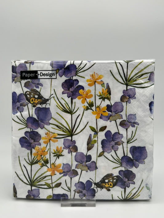 Blue Blossoms 33x33cm