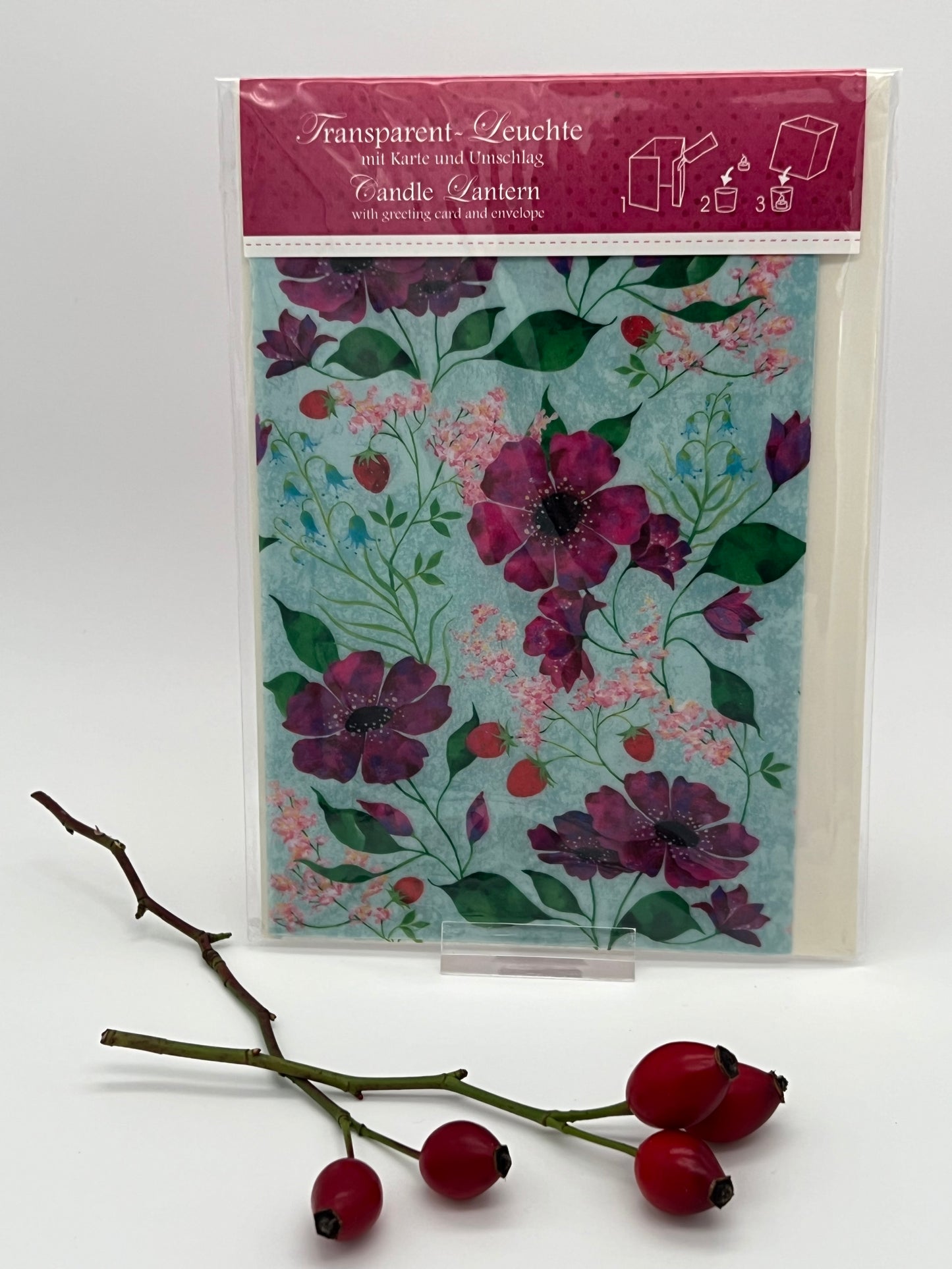 Transparentleuchte „Blumen“ TL 03031