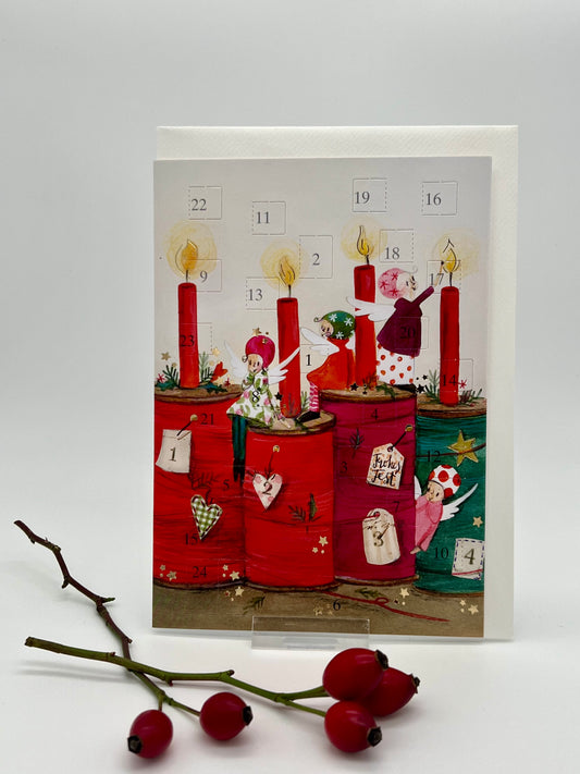 Adventskalender-Karte „Der vierte Advent“ AK 00674