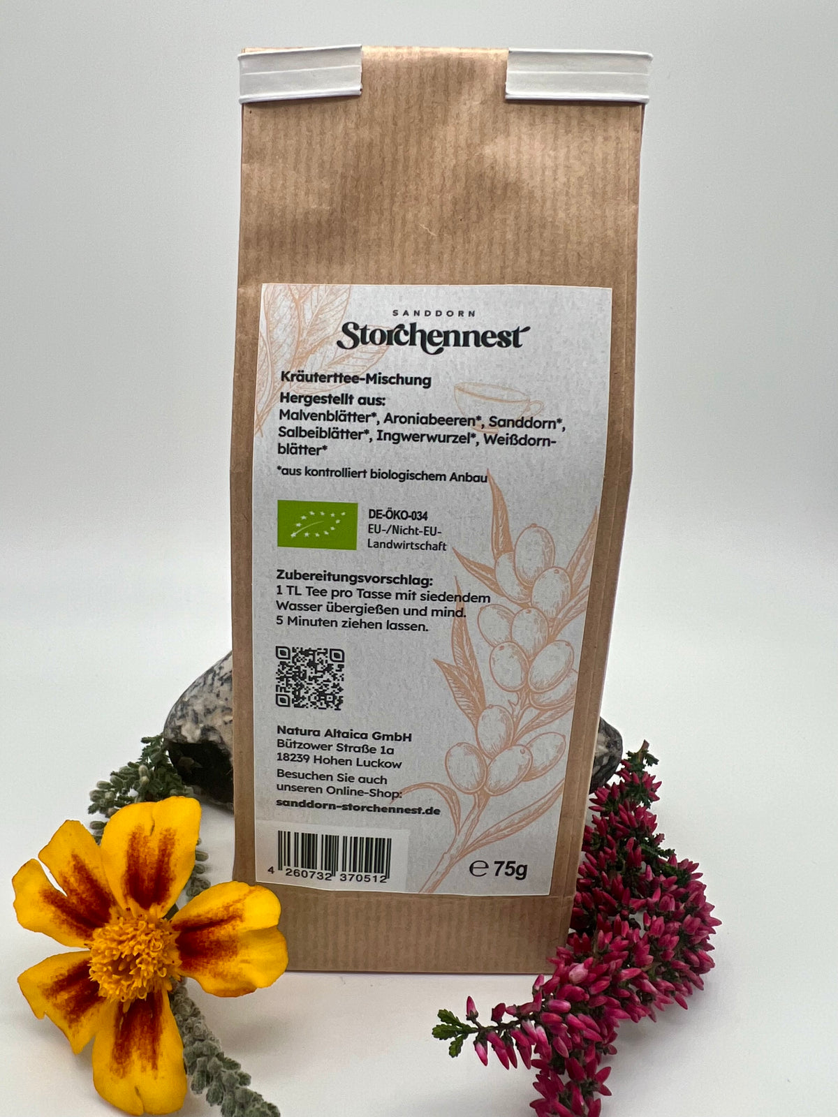 Bio Sanddorn Ingwertee 75g