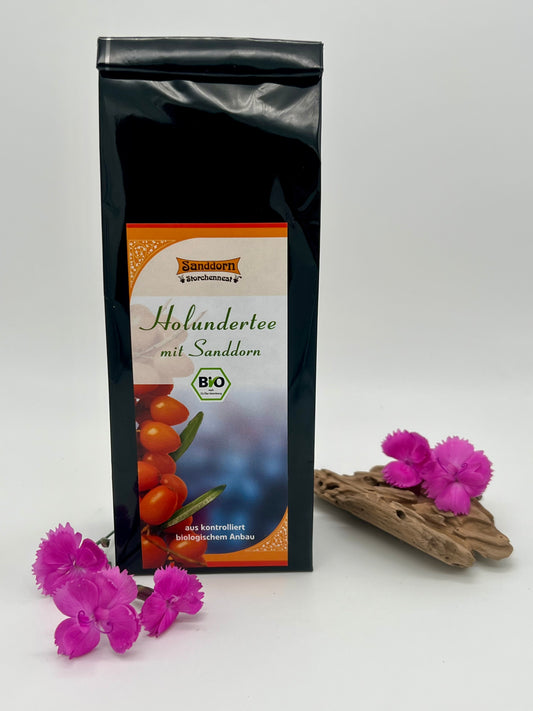 Bio Holundertee mit Sanddorn