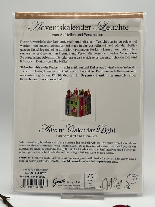Adventskalender-Leuchte Haus AKL 00701