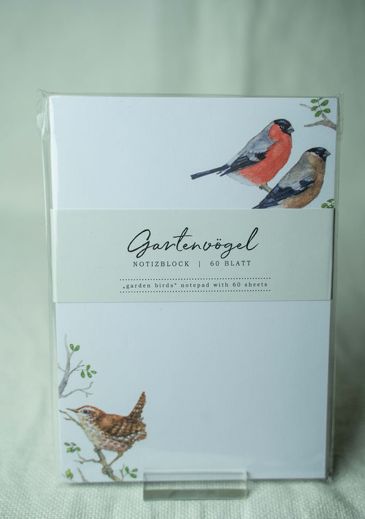 Notizblock "Gartenvögel"