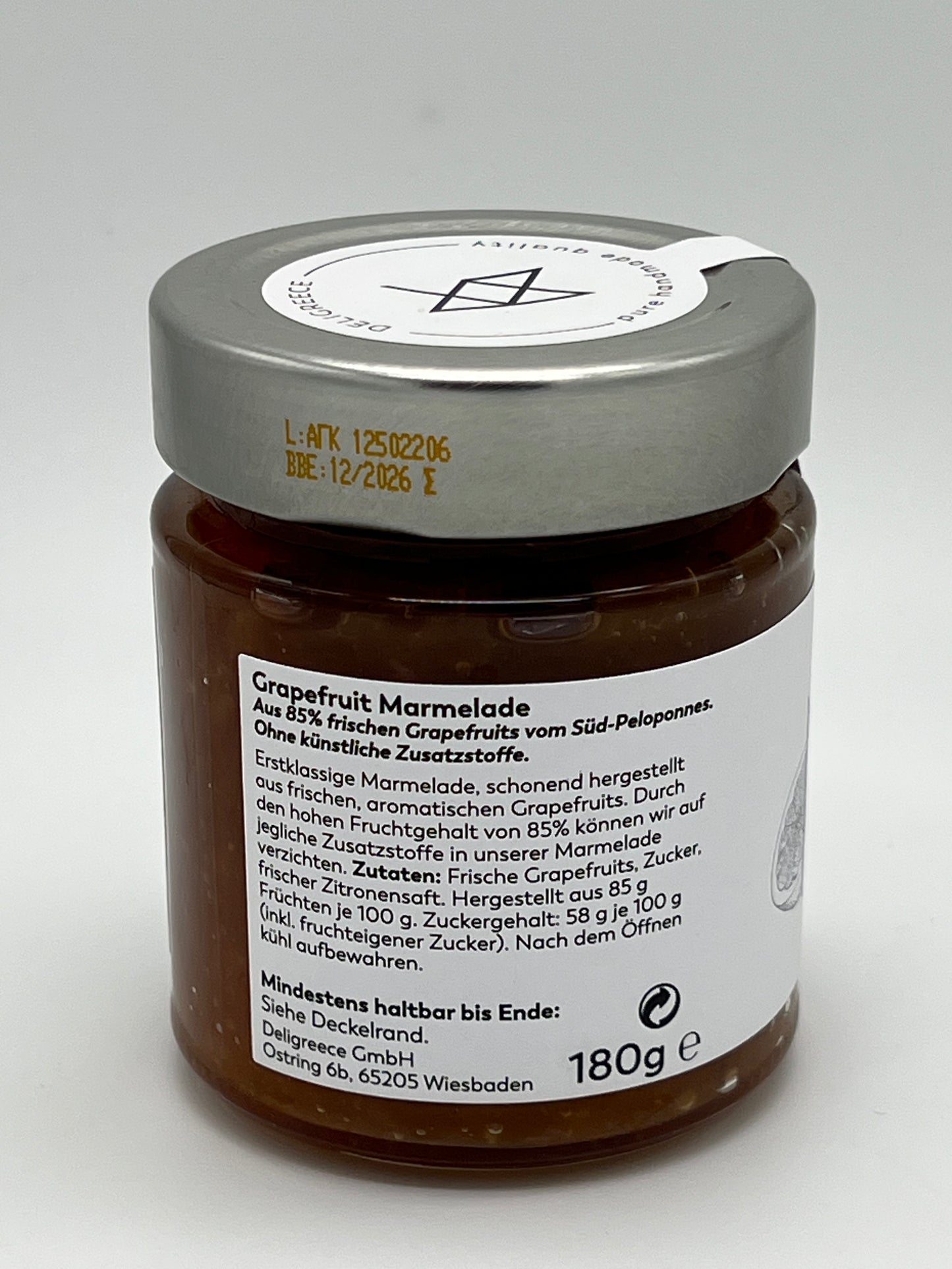 Deligreece Grapefruitmarmelade