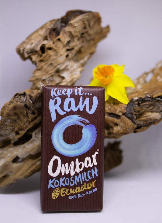 Raw Schokolade Ombar Bio-Riegel