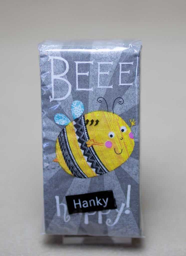 Taschentuch "Bee happy!"