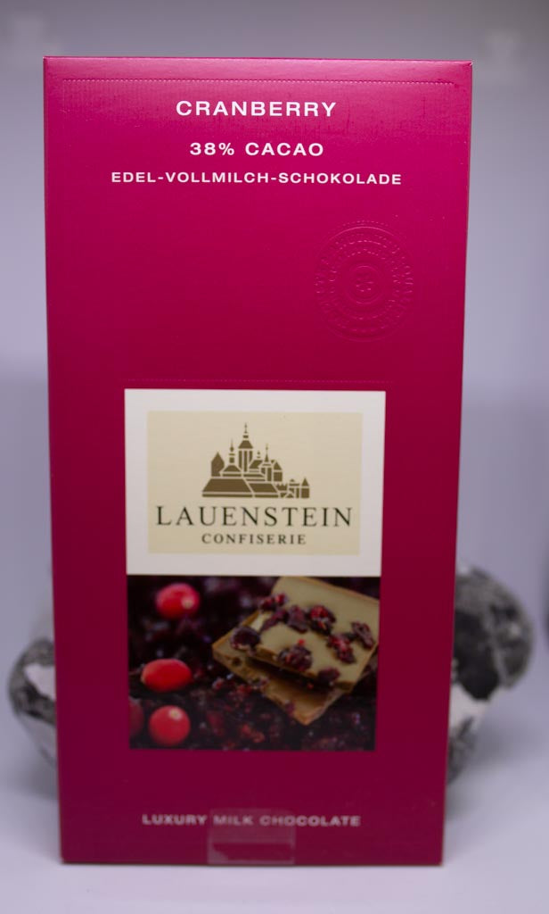 Schokoladentafel der Confiserie Lauenstein